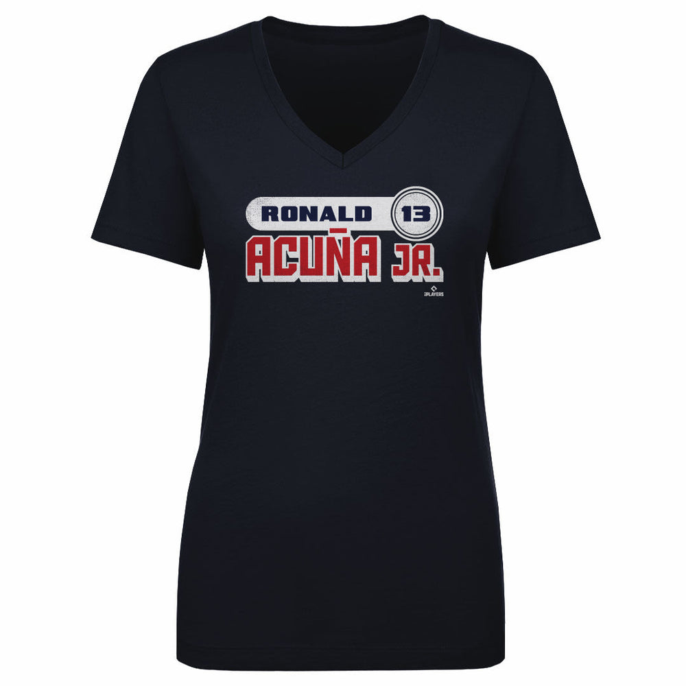 Ronald Acuna Jr. Retro Font WHT (ONLINE ORDER ONLY)