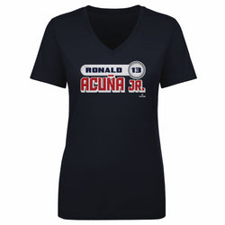 Ronald Acuna Jr. Retro Font WHT (ONLINE ORDER ONLY)