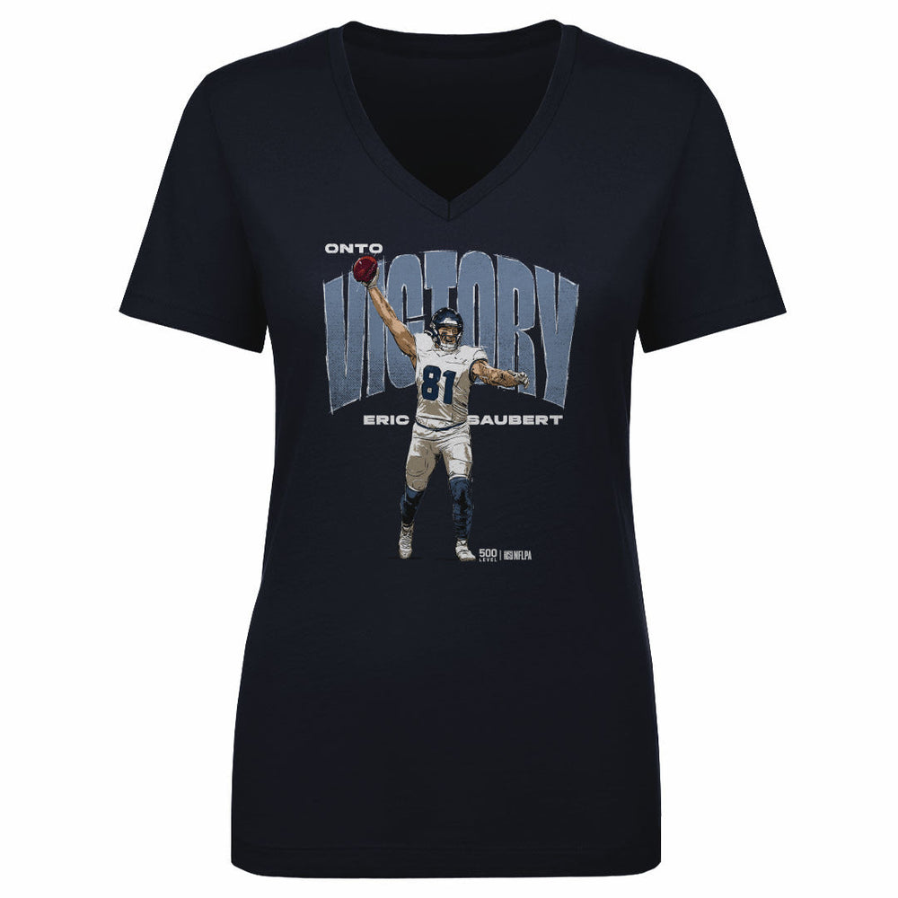 Eric Saubert Seattle Victory Pose WHT (ONLINE ORDER ONLY)