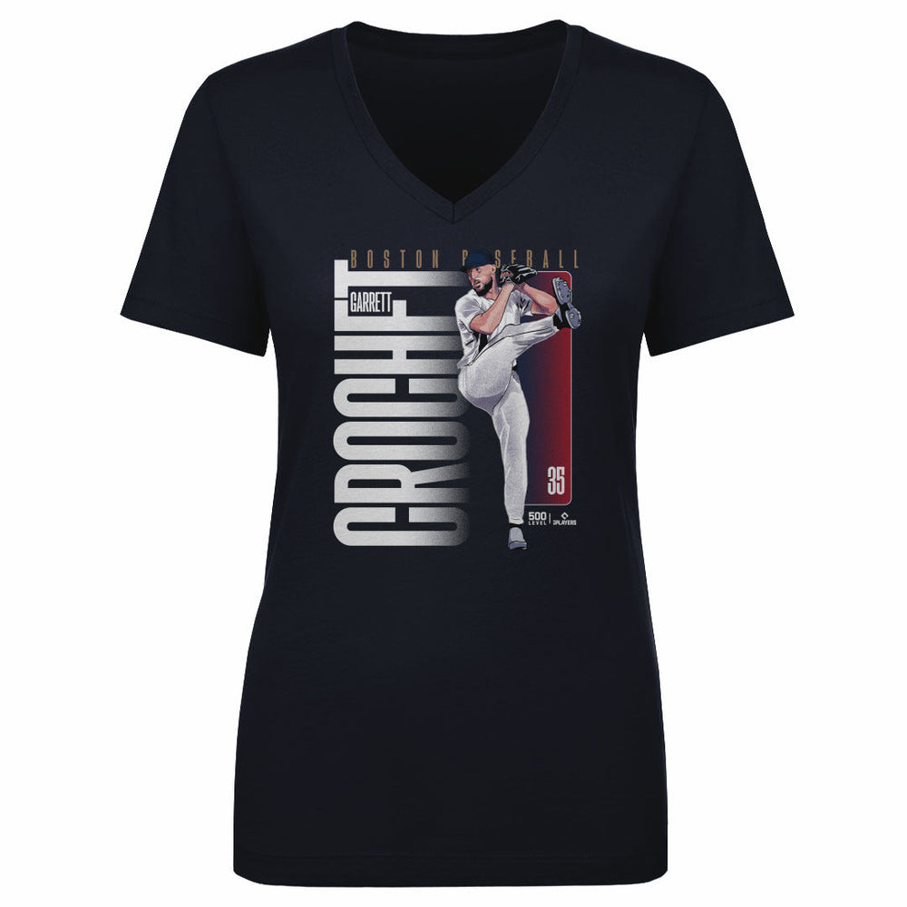 Garrett Crochet Boston Vertical Name WHT (ONLINE ORDER ONLY)