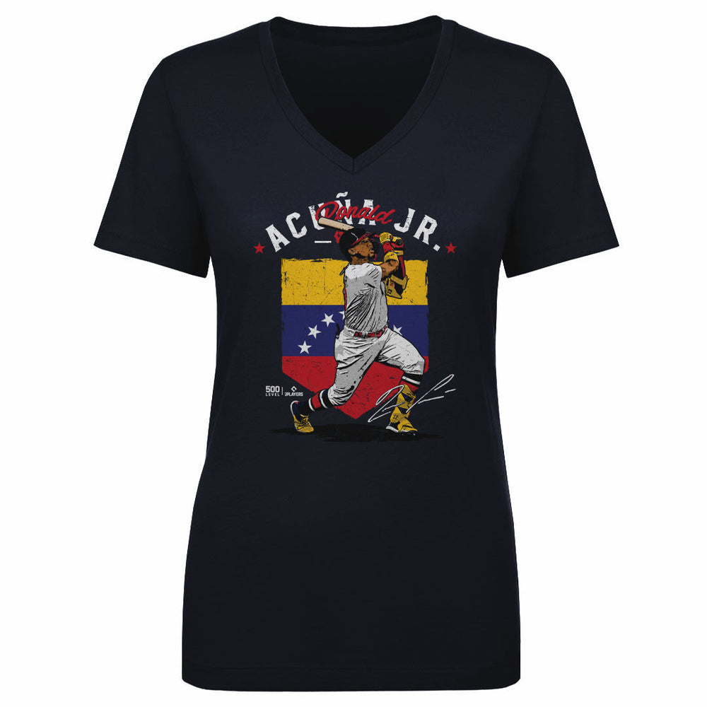 Ronald Acuna Jr. Atlanta Country Flag WHT (ONLINE ORDER ONLY)