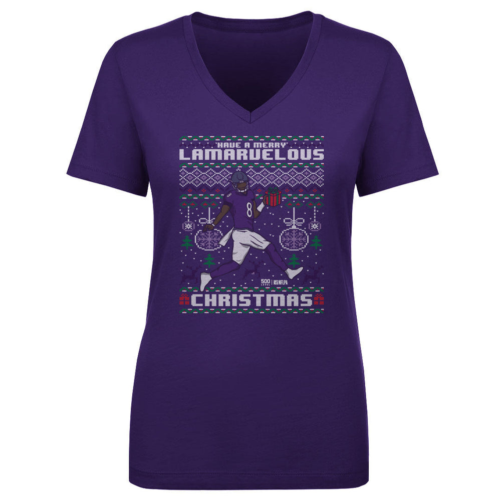 Lamar Jackson Baltimore Ugly Sweater WHT (ONLINE ORDER ONLY)