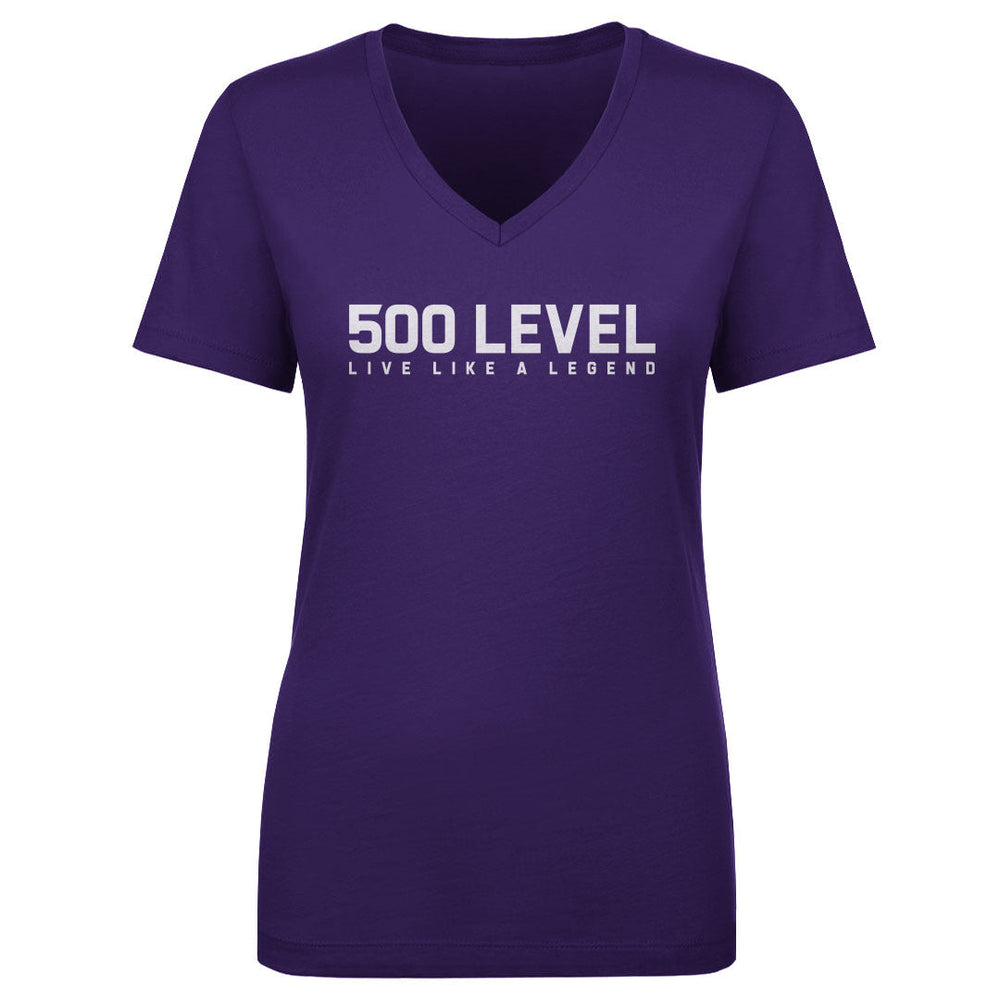 500 LEVEL Wordmark WHT