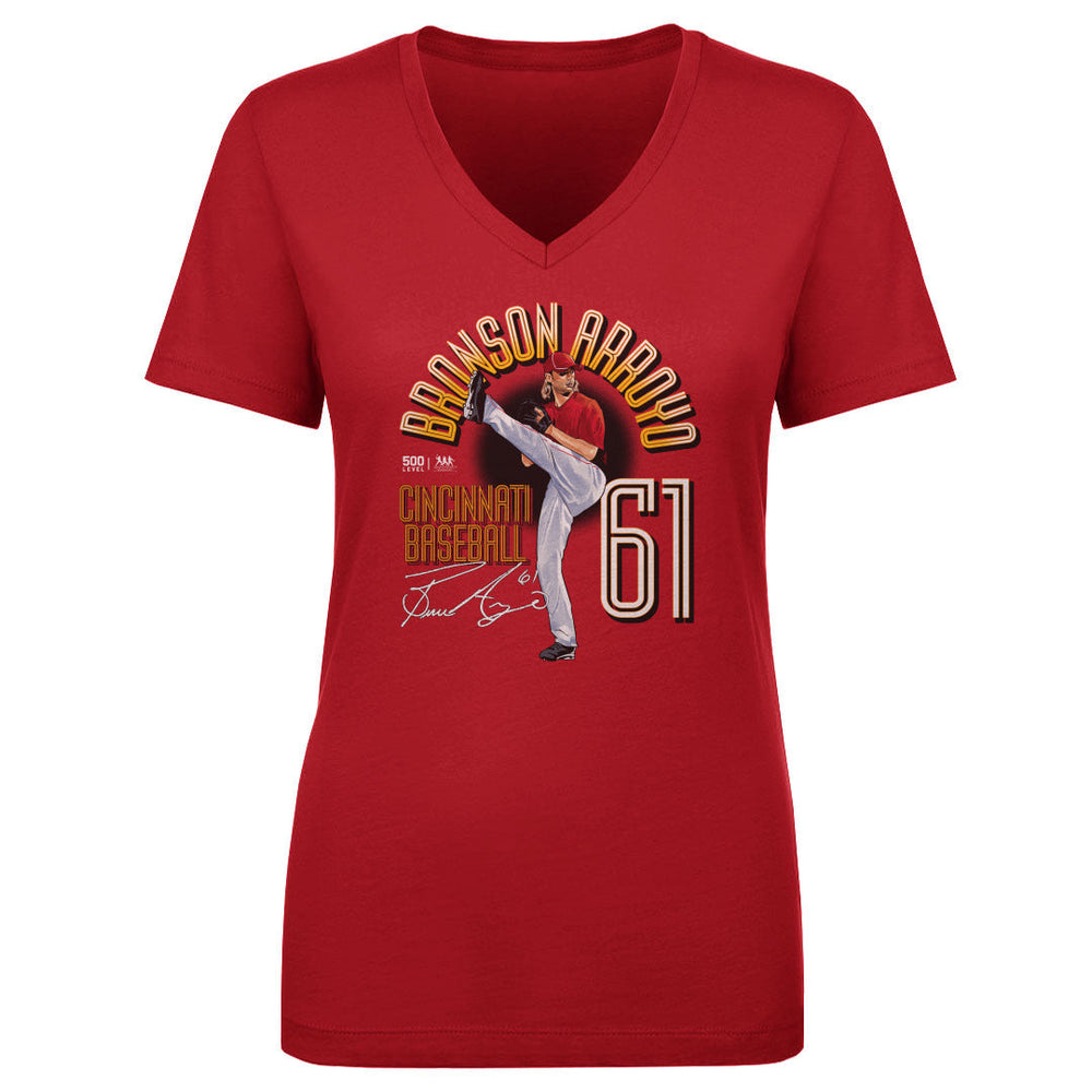 Bronson Arroyo Cincinnati Name Arc WHT (ONLINE ORDER ONLY)