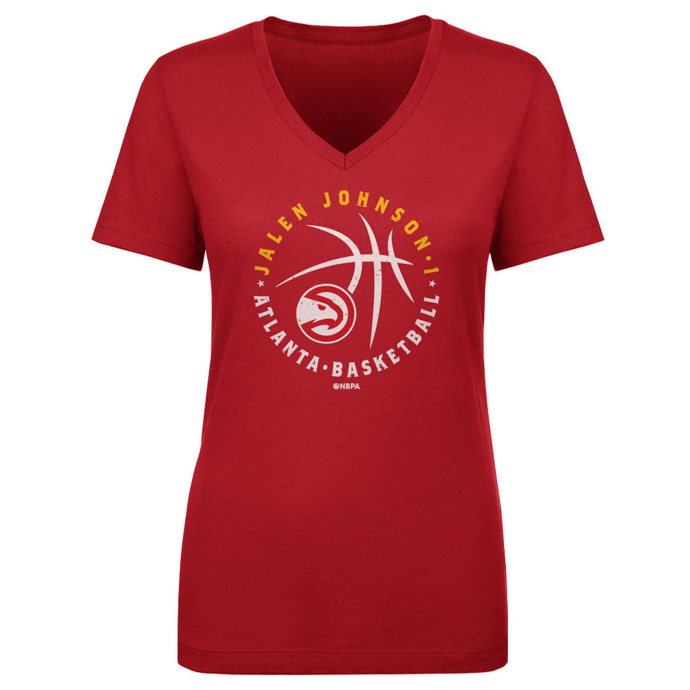 Jalen Johnson Atlanta Hawks Player Ball WHT (ONLINE ORDER ONLY)