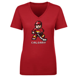 Calgary Hockey 8-bit WHT (ONLINE ORDER ONLY)