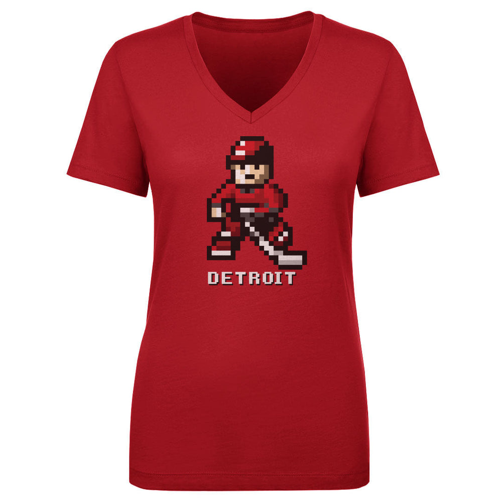 Detroit Hockey 8-bit WHT (ONLINE ORDER ONLY)