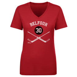Ed Belfour Chicago 30 Goalie Sticks WHT (ONLINE ORDER ONLY)