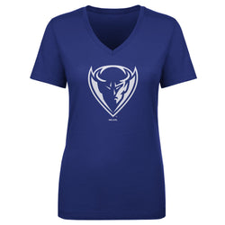 DePaul Blue Demons Primary Logo White WHT (ONLINE ORDER ONLY)