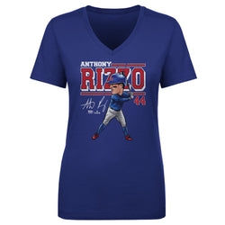 Anthony Rizzo Chicago C Cartoon WHT (ONLINE ORDER ONLY)