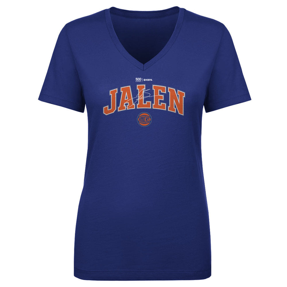 Jalen Brunson New York Knicks Team Font WHT