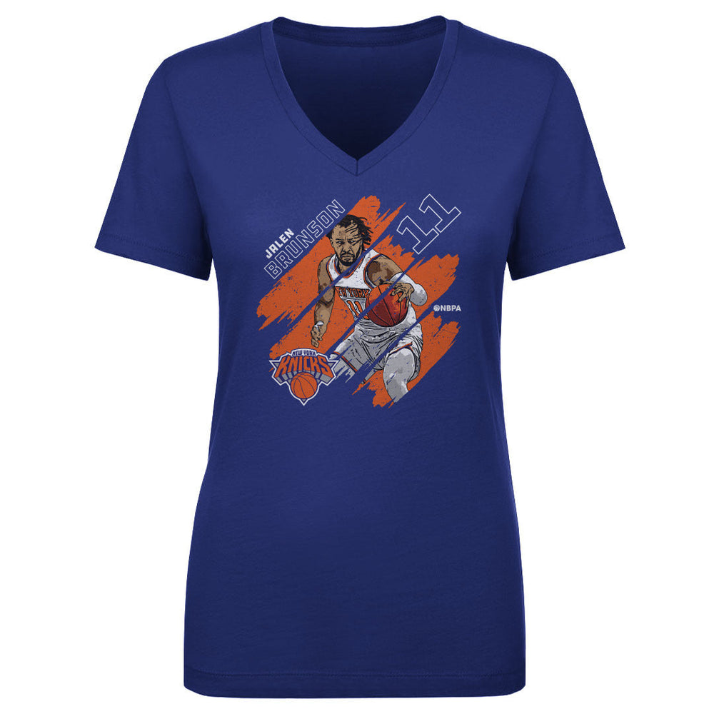 Jalen Brunson New York Knicks Stripes WHT