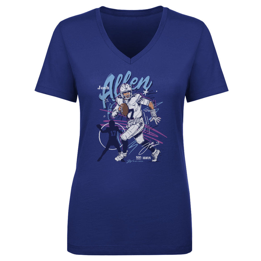 Josh Allen Buffalo Scribble WHT (ONLINE ORDER ONLY)