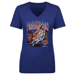 Jalen Brunson New York Knicks Skyline WHT