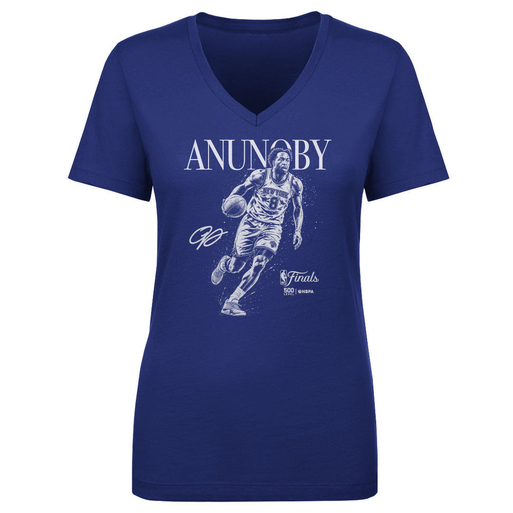OG Anunoby New York Knicks NBA Finals 2026 Mono WHT