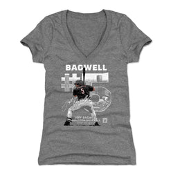 Jeff Bagwell Throwback Number WHT (ONLINE ORDER ONLY)