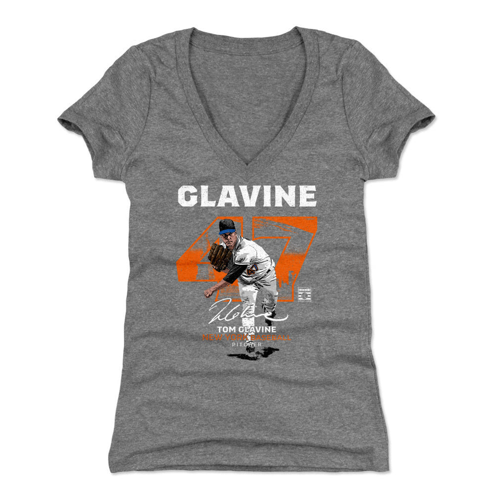 Tom Glavine Throwback Number WHT (ONLINE ORDER ONLY)
