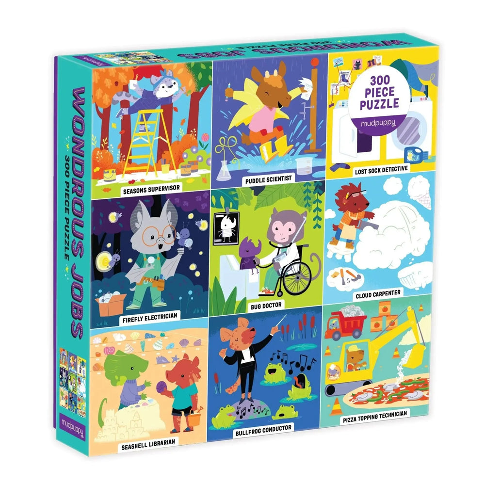 Wondrous Jobs 300 Piece Jigsaw Puzzle Mudpuppy (ONLINE ORDER ONLY)