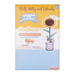 Wooden Puzzle: Hello Kitty® and Friends Cinnamonroll Sunflower