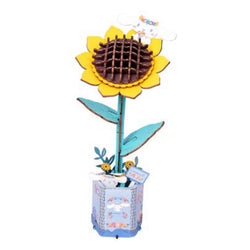 Wooden Puzzle: Hello Kitty® and Friends Cinnamonroll Sunflower