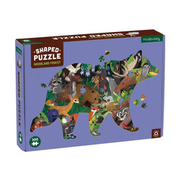 Woodland Forest 300 Piece Shaped Jigsaw Puzzle Mudpuppy