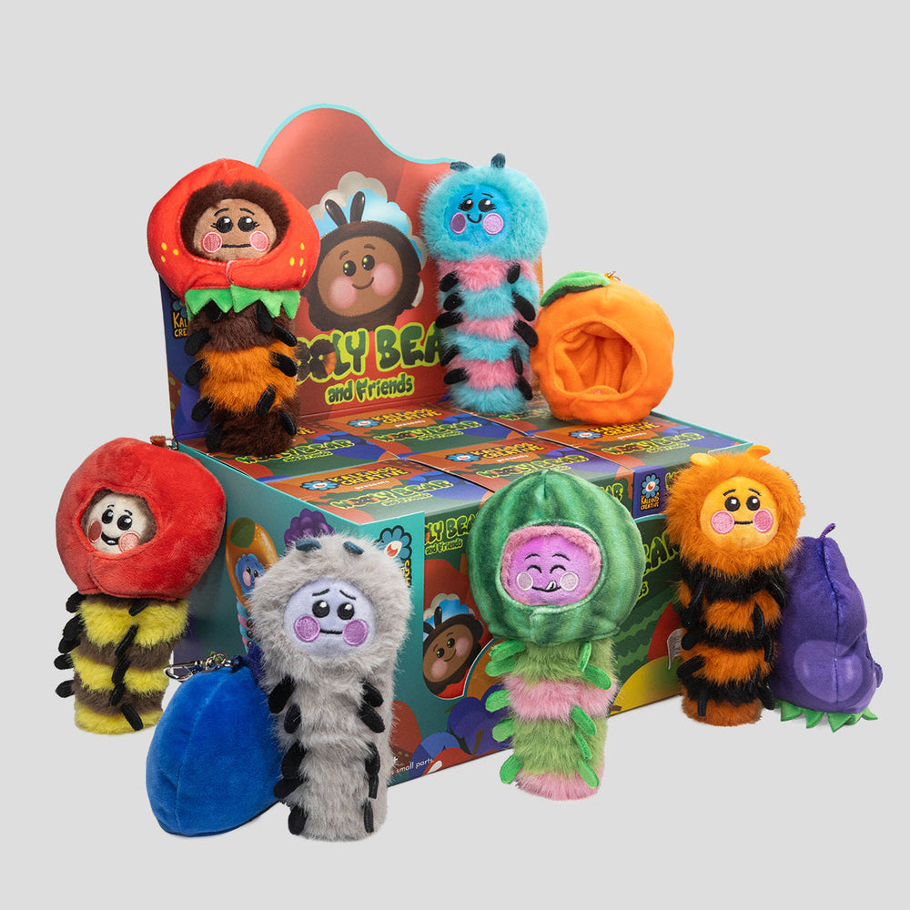 Kaleidos Creative: Wooly Bear and Friends Plush Keychain Blind Box (ONLINE ORDER ONLY)