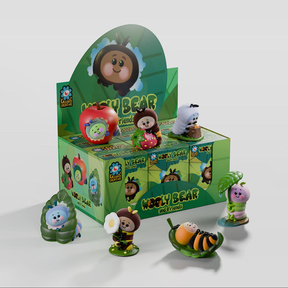 Kaleidos Creative: Wooly Bear and Friends Vinyl Blind Box (ONLINE ORDER ONLY)