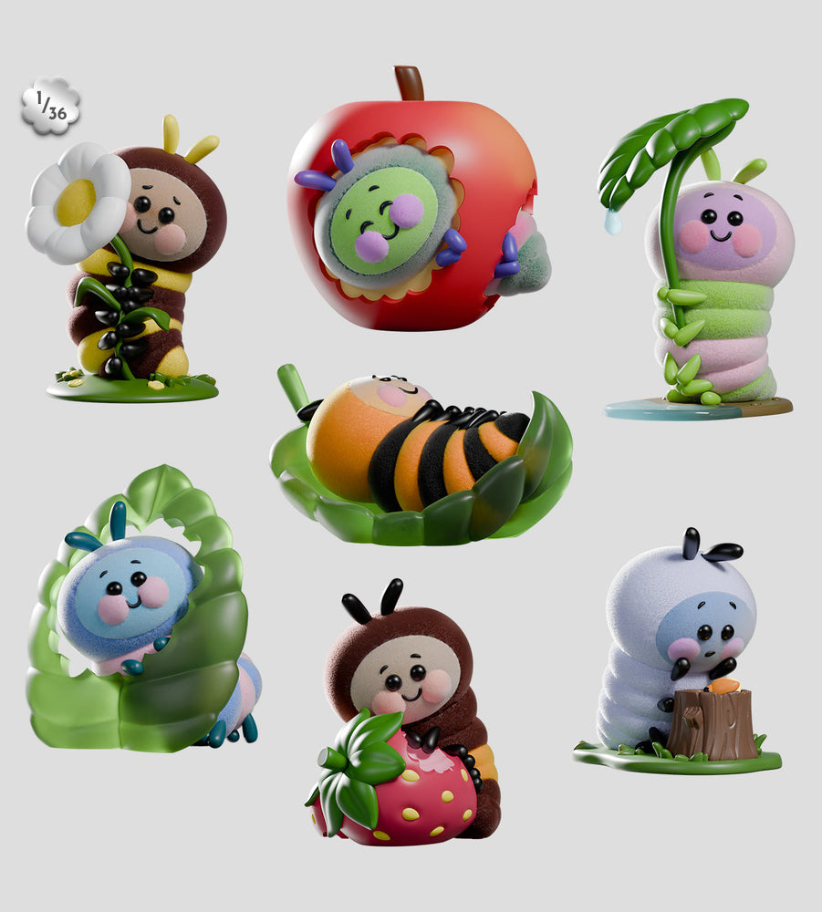 Kaleidos Creative: Wooly Bear and Friends Vinyl Blind Box (ONLINE ORDER ONLY)