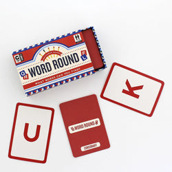 Word Round Matchbox Card Game Ginger Fox (ONLINE ORDER ONLY)
