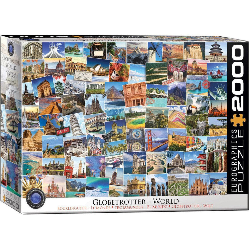 World Globetrotter 2000 Piece Jigsaw Puzzle Eurographics (ONLINE ORDER ONLY)