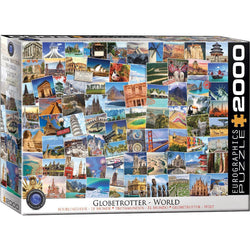 World Globetrotter 2000 Piece Jigsaw Puzzle Eurographics (ONLINE ORDER ONLY)