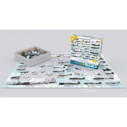World War 2 Aircraft 500 Piece Jigsaw Puzzle Eurographics (ONLINE ORDER ONLY)