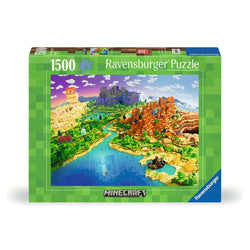 World of Minecraft 1500 Piece Jigsaw Puzzle Ravensburger (ONLINE ORDER ONLY)