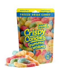 Crispy Candies - Gummy Worms Freeze Dried Candy 114g (ONLINE ORDER ONLY)