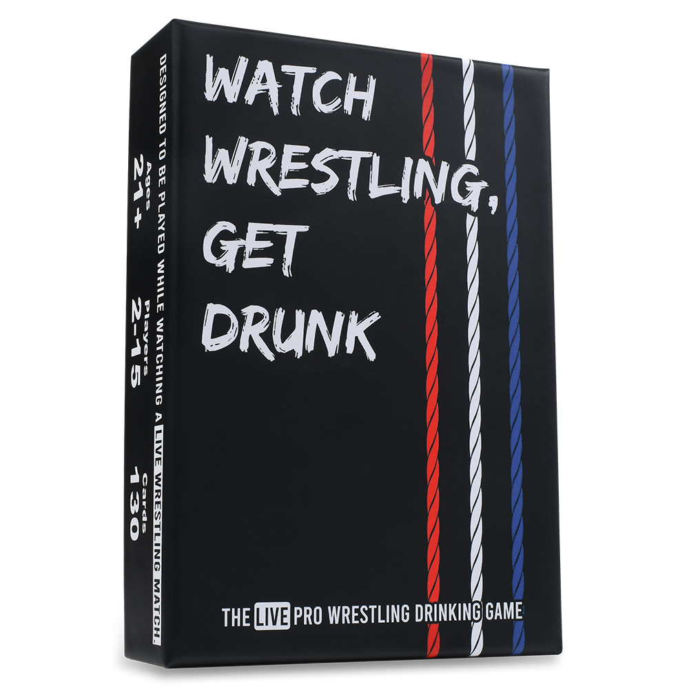 WATCH WRESTLING, GET DRUNK - The Live Pro Wrestling Drinking Game (Online Order Only)