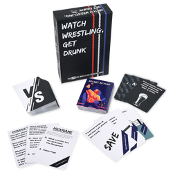 WATCH WRESTLING, GET DRUNK - The Live Pro Wrestling Drinking Game (Online Order Only)