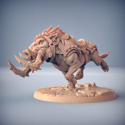3D Printed Artisan Guild Gino on Wulf-Hog Dwarven Oathbreakers 28mm 32mm (Online Only)