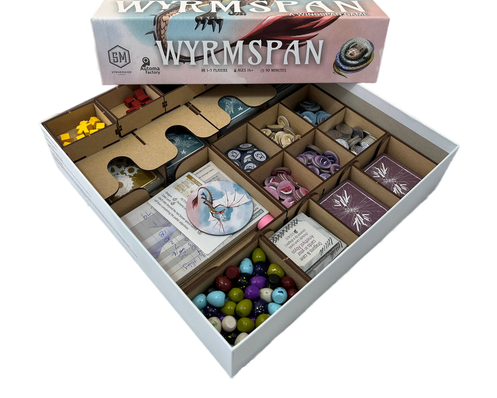 Wyrmspan Board Game Organizer Insert (ONLINE ORDER ONLY)