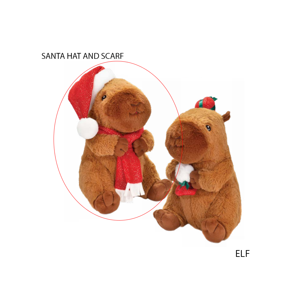 Fiesta: Holiday - 10.5 Inch Christmas Capybara (ONLINE ORDER ONLY)