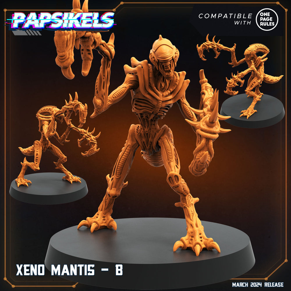 3D Printed Papsikels Xeno Mantis Set 28mm 32mm (Online Only)