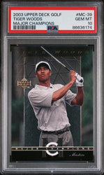2003 UPPER DECK MAJOR CHAMPIONS TIGER WOODS #MC-39 - PSA 10 (Online Order Only)