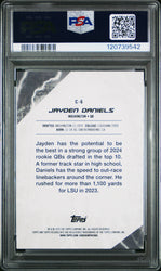 Graded 2024 Topps Resurgence Jayden Daniels #C6 Conductors Rookie RC Football Card PSA 10 Gem Mint (ONLINE ORDER ONLY)