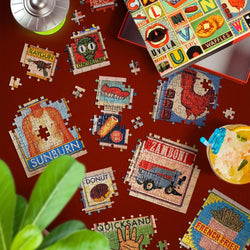 XYZ Blocks 1000 Piece Jigsaw Puzzle Fred (ONLINE ORDER ONLY)