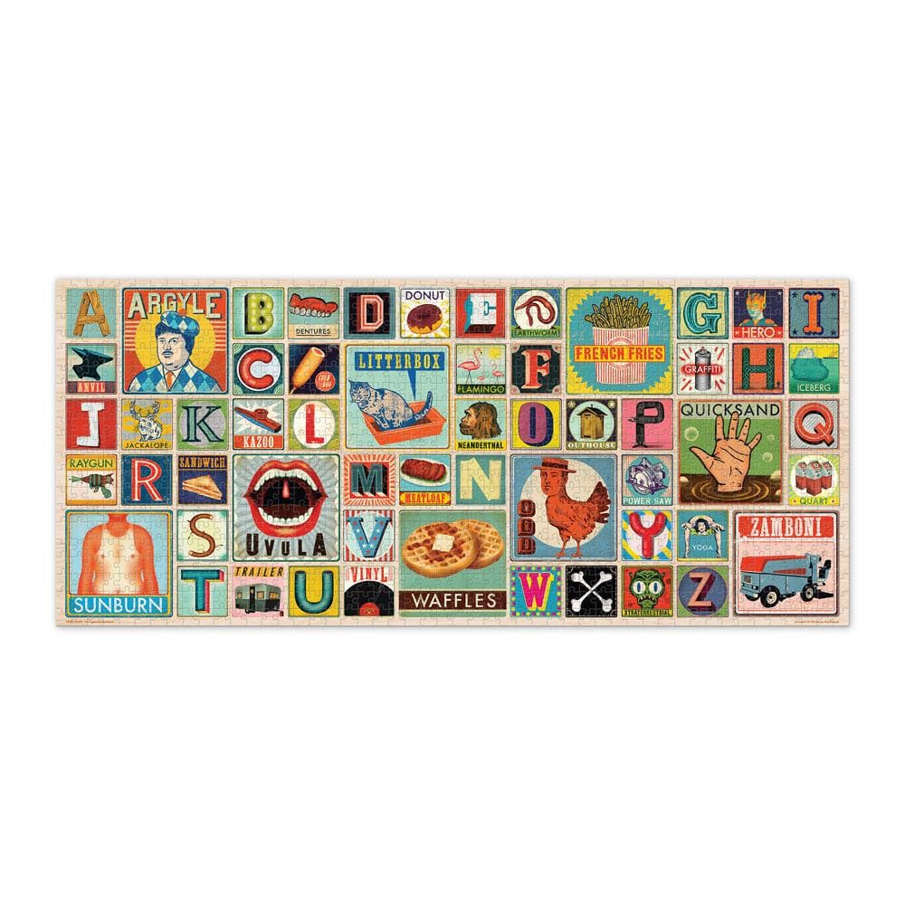 XYZ Blocks 1000 Piece Jigsaw Puzzle Fred (ONLINE ORDER ONLY)