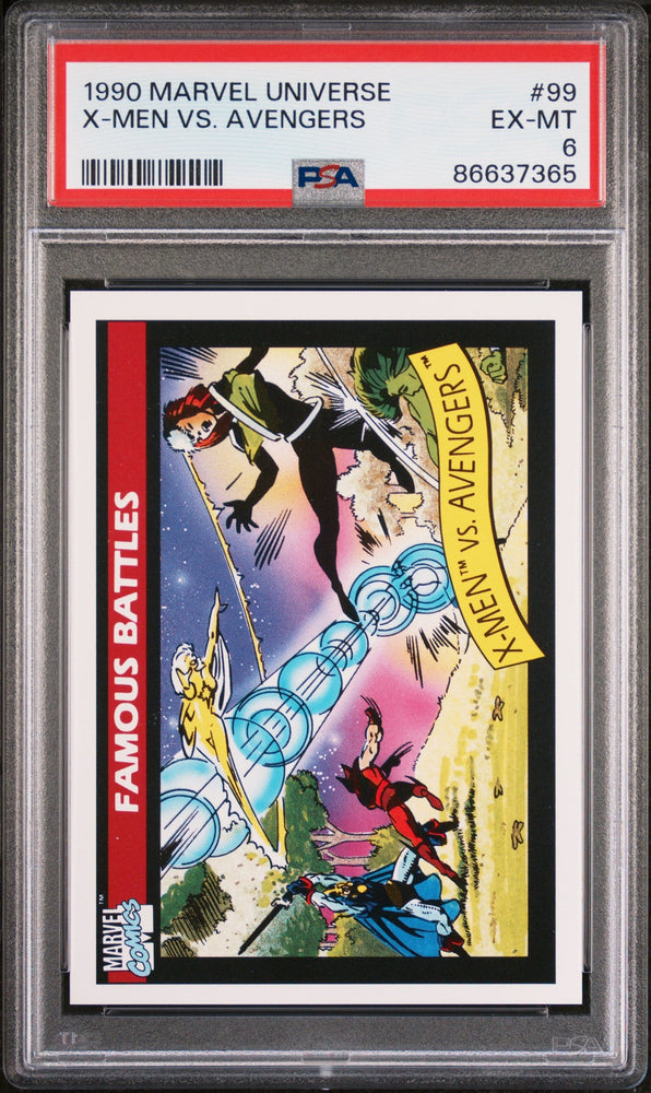 1990 MARVEL UNIVERSE X-MEN VS. AVENGERS  #99 - PSA 6 (Online Order Only)