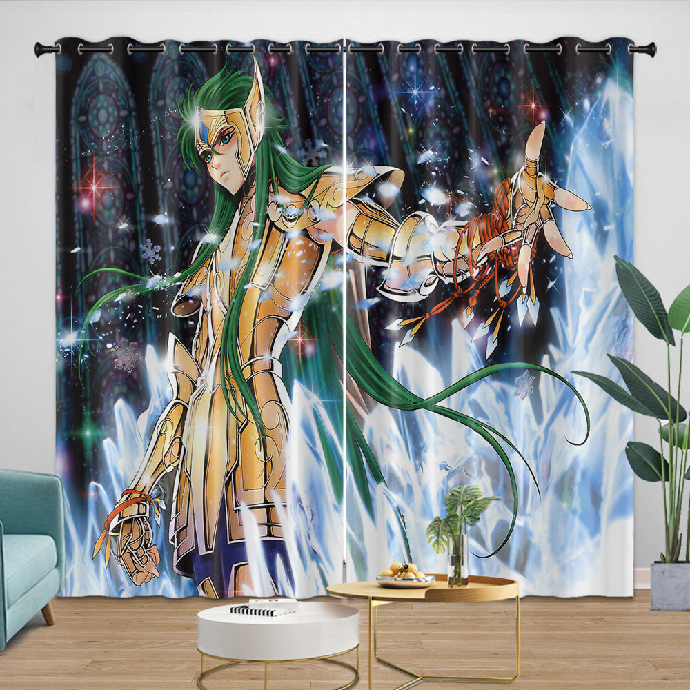 Saint Seiya Curtains Blackout Window Drapes Room Decoration (Online Order Only)