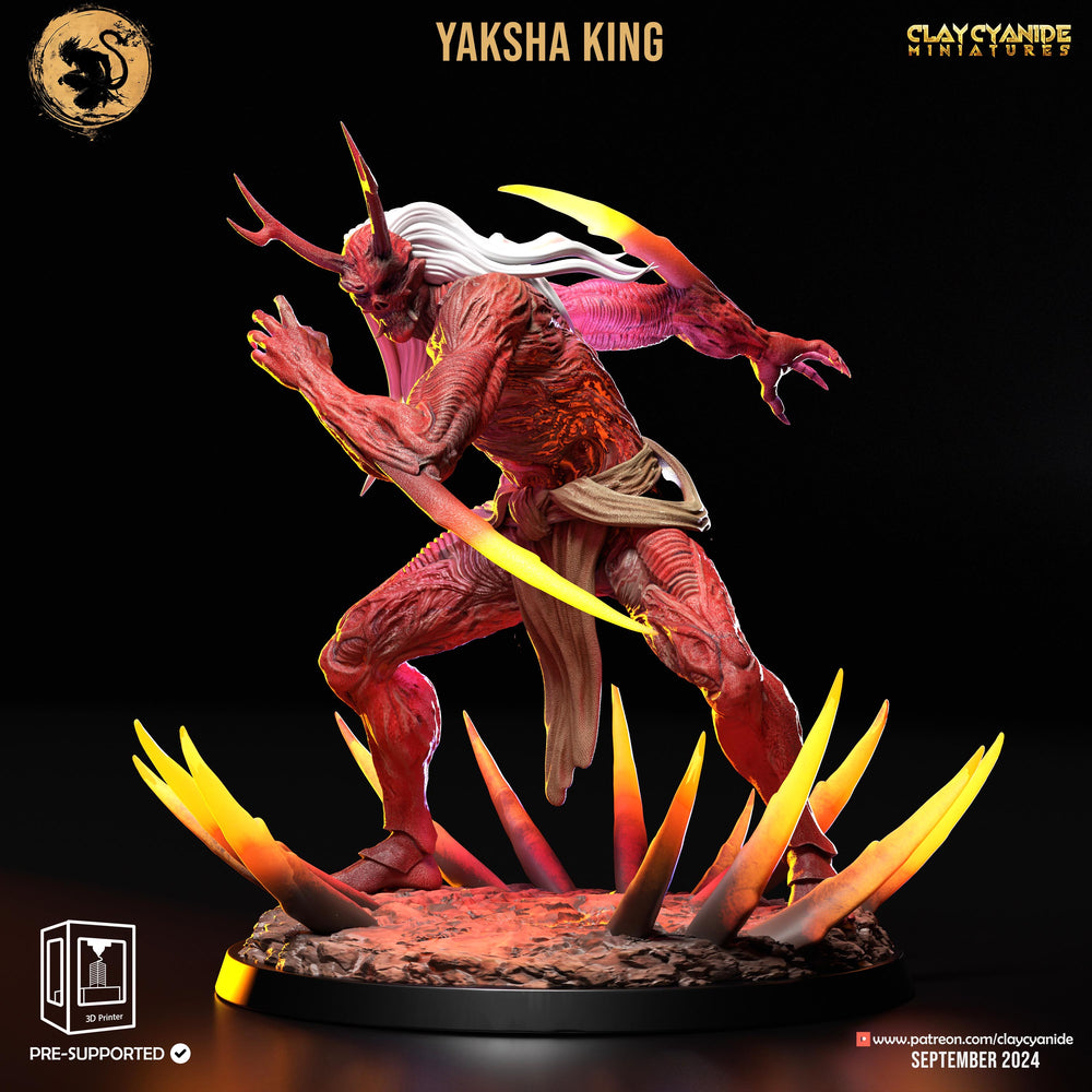 3D Printed Clay Cyanide Yaksha King Black Myth - Wukong Set 28 32 mm D&D (Online Only)