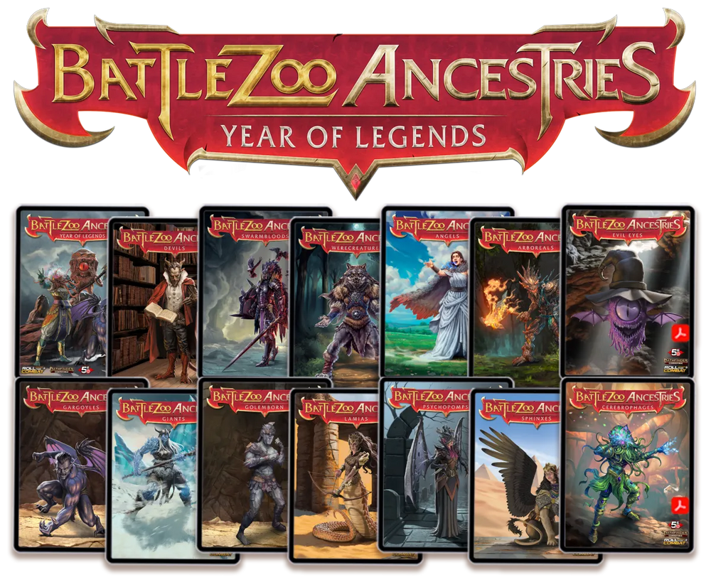 Battlezoo Ancestries: Year of Legends PDF (Online Order Only)