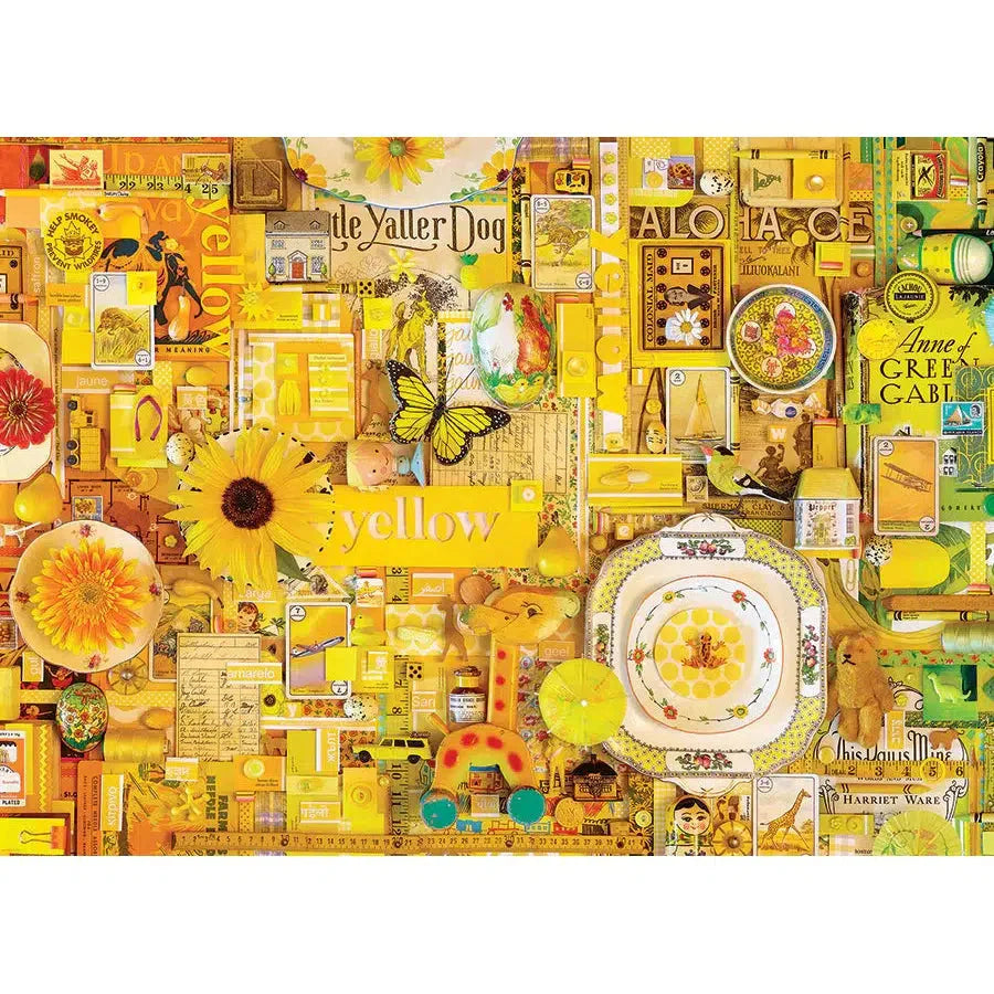 Yellow 1000 Piece Jigsaw Puzzle Cobble Hill (ONLINE ORDER ONLY)