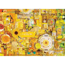 Yellow 1000 Piece Jigsaw Puzzle Cobble Hill (ONLINE ORDER ONLY)